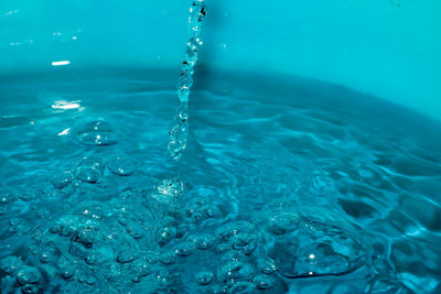 Full frame shot of water in swimming pool