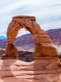 View of rock formation