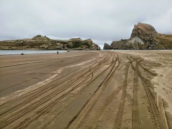 Scenic view of beach