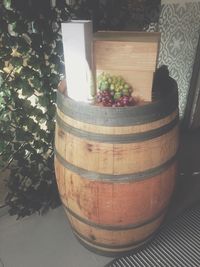 Close-up of pot on table