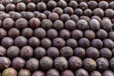 Full frame shot of blueberries