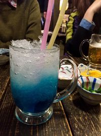 Close-up of woman in restaurant