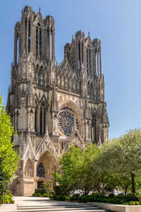 Reims cathedral in france