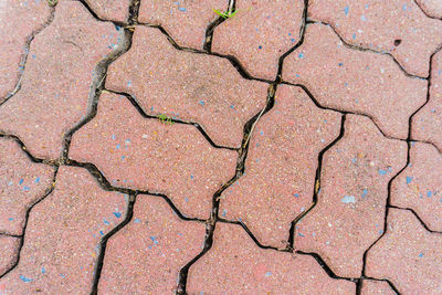 Marble tiled floor