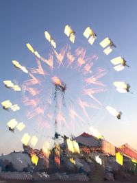 Low angle view of firework display