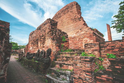 Old ruins against sky