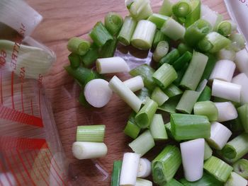 Close-up of food on table