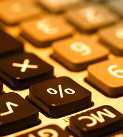 Close-up of computer keyboard