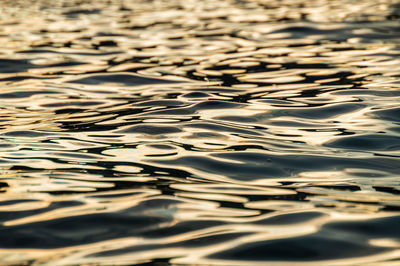 Full frame shot of rippled water