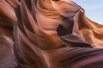 Antelope canyon sandstone wave formations 