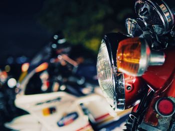 Close-up of vintage car