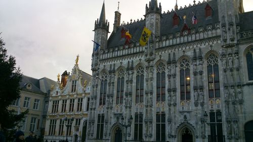 Low angle view of historical building