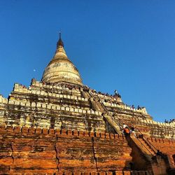 Low angle view of temple