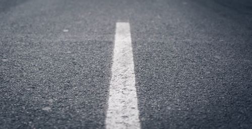 Close-up of zebra crossing