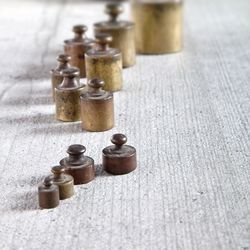 Close-up of chess pieces