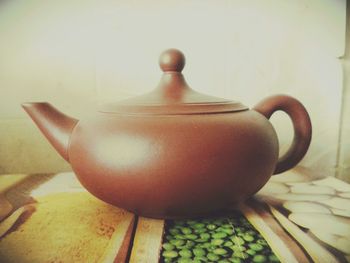 Close-up of tea on table