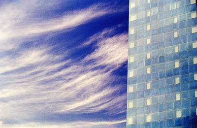 Low angle view of cloudy sky