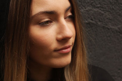 Portrait of young woman