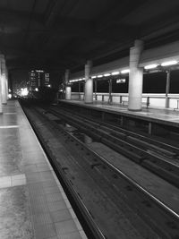 Railroad station platform