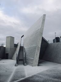 Low angle view of building against sky