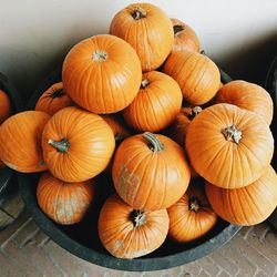 Close-up of pumpkins