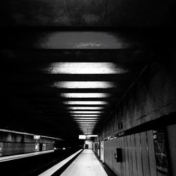 Interior of subway station