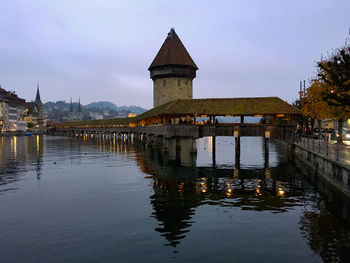 View of church at the waterfront