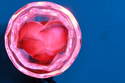 Close-up of ice cream in glass