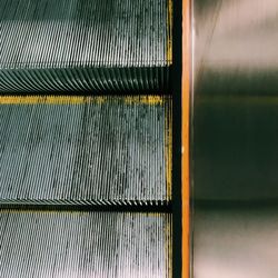Full frame shot of metal railing