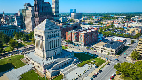 Buildings in city