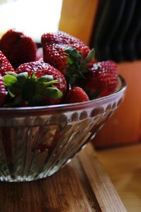 Close-up of food on table