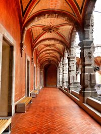 Corridor of historic building