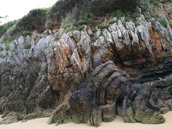 Rock formations on rocks