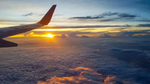 Scenic view of cloudscape during sunset