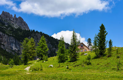 Panoramic view of landscape against sky