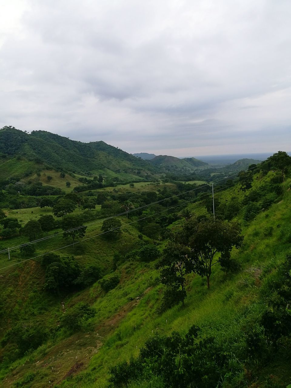 SCENIC VIEW OF LANDSCAPE AGAINST CLOUDY SKY