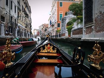 View of city street in canal