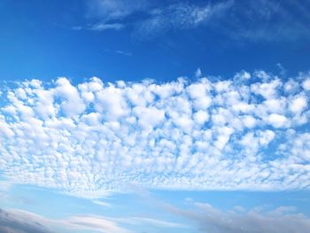 Low angle view of clouds in sky