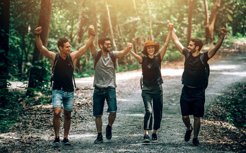 Group of people on the ground