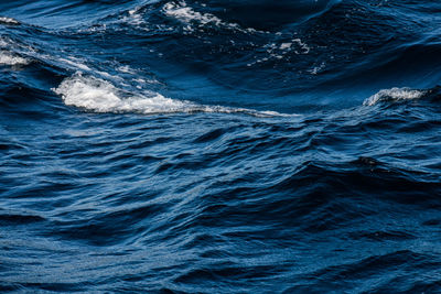 Close-up of blue sea