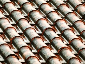 Full frame shot of roof