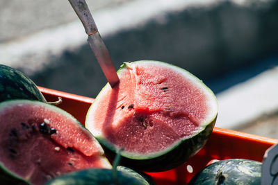 Close-up of strawberry