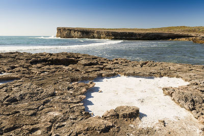 Views out to sea from the yorke peninsula, south australia