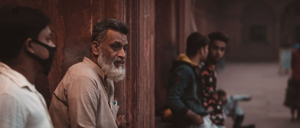 People standing outdoors