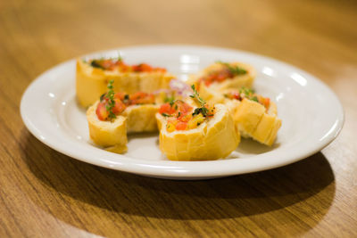 Close-up of food in plate