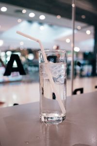 Close-up of drink on table at restaurant