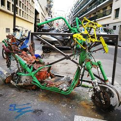 Bicycle in city