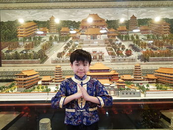 Full length portrait of boy