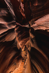 Full frame shot of rock formation