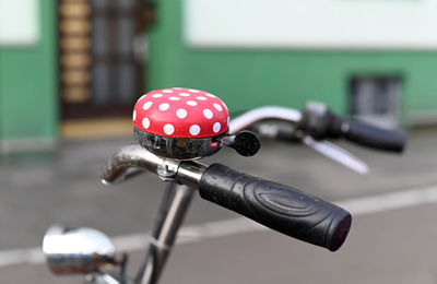 Close-up of bicycle